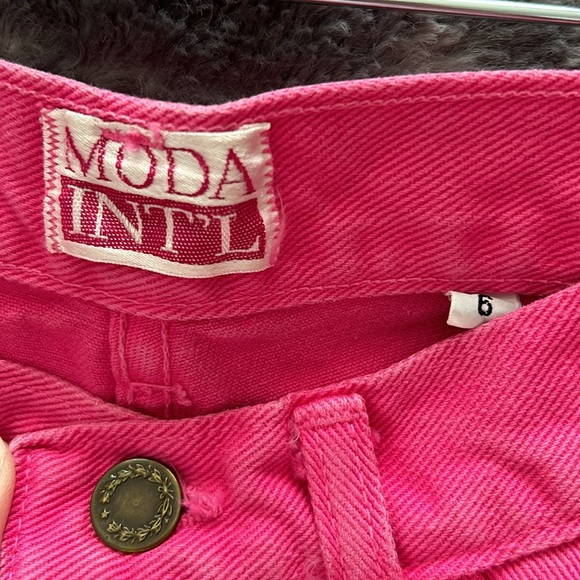 Ladies pink jeans high waisted from Moda Int’l - Picture 8 of 8